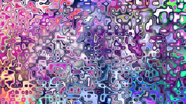 Yumuşak mor ve pembe tonlara sahip soyut organik hücresel doku, sıvı mozaik desen ve rüya gibi dijital yüzey