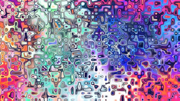 Yumuşak mor ve pembe tonlara sahip soyut organik hücresel doku, sıvı mozaik desen ve rüya gibi dijital yüzey