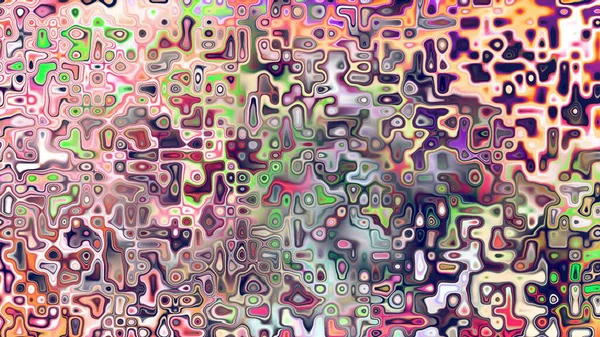 Yumuşak mor ve pembe tonlara sahip soyut organik hücresel doku, sıvı mozaik desen ve rüya gibi dijital yüzey