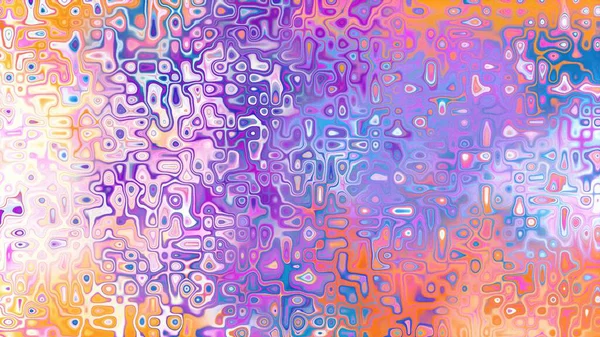 Yumuşak mor ve pembe tonlara sahip soyut organik hücresel doku, sıvı mozaik desen ve rüya gibi dijital yüzey