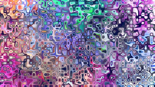 Yumuşak mor ve pembe tonlara sahip soyut organik hücresel doku, sıvı mozaik desen ve rüya gibi dijital yüzey