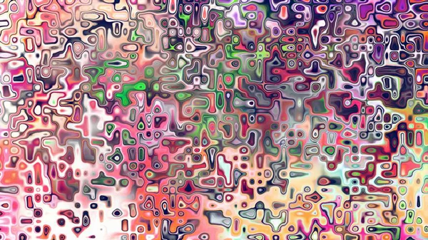 Yumuşak mor ve pembe tonlara sahip soyut organik hücresel doku, sıvı mozaik desen ve rüya gibi dijital yüzey