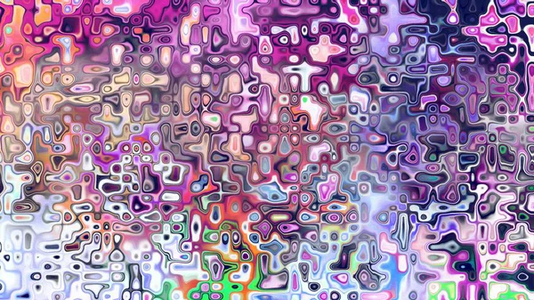 Yumuşak mor ve pembe tonlara sahip soyut organik hücresel doku, sıvı mozaik desen ve rüya gibi dijital yüzey