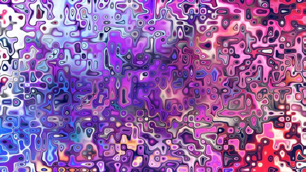 Yumuşak mor ve pembe tonlara sahip soyut organik hücresel doku, sıvı mozaik desen ve rüya gibi dijital yüzey