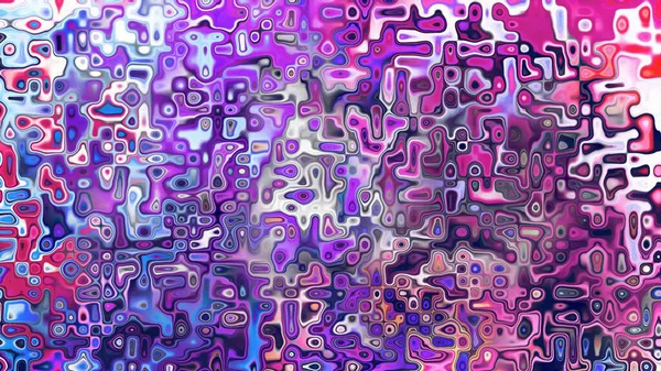 Yumuşak mor ve pembe tonlara sahip soyut organik hücresel doku, sıvı mozaik desen ve rüya gibi dijital yüzey
