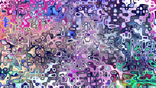 Yumuşak mor ve pembe tonlara sahip soyut organik hücresel doku, sıvı mozaik desen ve rüya gibi dijital yüzey