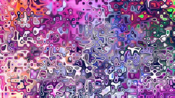 Yumuşak mor ve pembe tonlara sahip soyut organik hücresel doku, sıvı mozaik desen ve rüya gibi dijital yüzey