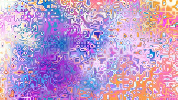 Yumuşak mor ve pembe tonlara sahip soyut organik hücresel doku, sıvı mozaik desen ve rüya gibi dijital yüzey