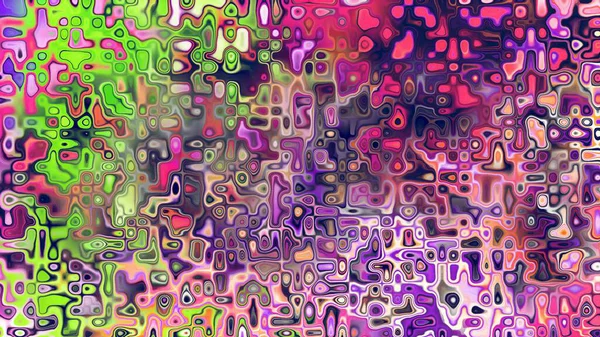 Yumuşak mor ve pembe tonlara sahip soyut organik hücresel doku, sıvı mozaik desen ve rüya gibi dijital yüzey