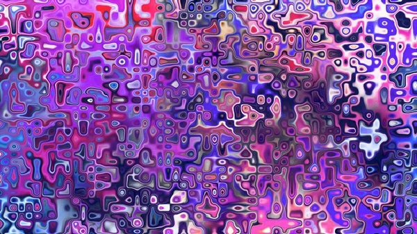 Yumuşak mor ve pembe tonlara sahip soyut organik hücresel doku, sıvı mozaik desen ve rüya gibi dijital yüzey