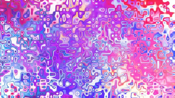 Yumuşak mor ve pembe tonlara sahip soyut organik hücresel doku, sıvı mozaik desen ve rüya gibi dijital yüzey