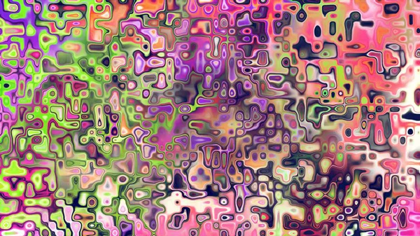 Yumuşak mor ve pembe tonlara sahip soyut organik hücresel doku, sıvı mozaik desen ve rüya gibi dijital yüzey