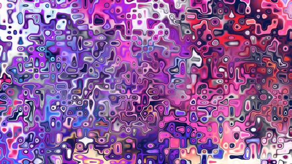 Yumuşak mor ve pembe tonlara sahip soyut organik hücresel doku, sıvı mozaik desen ve rüya gibi dijital yüzey