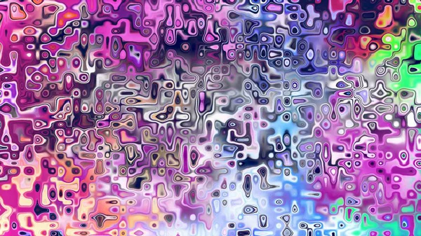 Yumuşak mor ve pembe tonlara sahip soyut organik hücresel doku, sıvı mozaik desen ve rüya gibi dijital yüzey