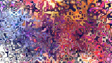 Yumuşak mor ve pembe tonlara sahip soyut organik hücresel doku, sıvı mozaik desen ve rüya gibi dijital yüzey