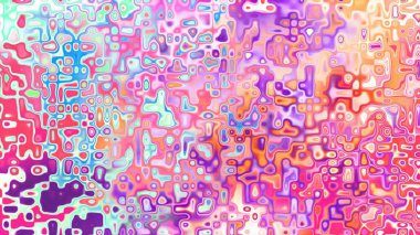 Yumuşak mor ve pembe tonlara sahip soyut organik hücresel doku, sıvı mozaik desen ve rüya gibi dijital yüzey