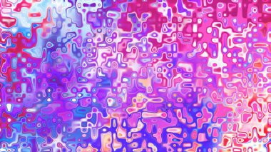 Yumuşak mor ve pembe tonlara sahip soyut organik hücresel doku, sıvı mozaik desen ve rüya gibi dijital yüzey