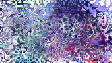 Yumuşak mor ve pembe tonlara sahip soyut organik hücresel doku, sıvı mozaik desen ve rüya gibi dijital yüzey