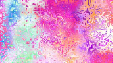 Yumuşak mor ve pembe tonlara sahip soyut organik hücresel doku, sıvı mozaik desen ve rüya gibi dijital yüzey