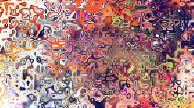 Yumuşak mor ve pembe tonlara sahip soyut organik hücresel doku, sıvı mozaik desen ve rüya gibi dijital yüzey