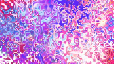 Yumuşak mor ve pembe tonlara sahip soyut organik hücresel doku, sıvı mozaik desen ve rüya gibi dijital yüzey