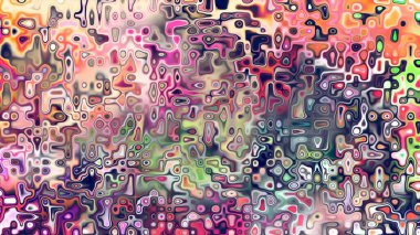 Yumuşak mor ve pembe tonlara sahip soyut organik hücresel doku, sıvı mozaik desen ve rüya gibi dijital yüzey