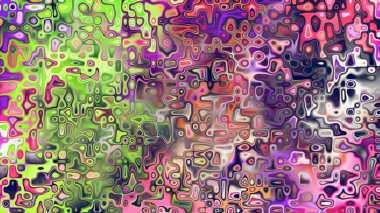 Yumuşak mor ve pembe tonlara sahip soyut organik hücresel doku, sıvı mozaik desen ve rüya gibi dijital yüzey