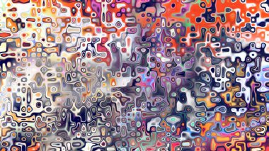 Yumuşak mor ve pembe tonlara sahip soyut organik hücresel doku, sıvı mozaik desen ve rüya gibi dijital yüzey