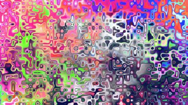 Yumuşak mor ve pembe tonlara sahip soyut organik hücresel doku, sıvı mozaik desen ve rüya gibi dijital yüzey