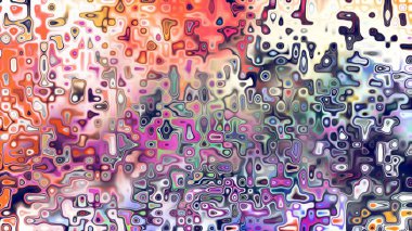 Yumuşak mor ve pembe tonlara sahip soyut organik hücresel doku, sıvı mozaik desen ve rüya gibi dijital yüzey