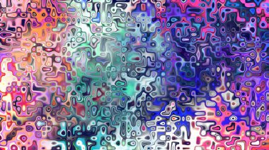 Yumuşak mor ve pembe tonlara sahip soyut organik hücresel doku, sıvı mozaik desen ve rüya gibi dijital yüzey