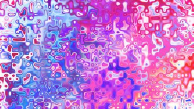 Yumuşak mor ve pembe tonlara sahip soyut organik hücresel doku, sıvı mozaik desen ve rüya gibi dijital yüzey