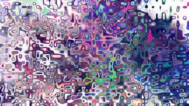 Yumuşak mor ve pembe tonlara sahip soyut organik hücresel doku, sıvı mozaik desen ve rüya gibi dijital yüzey