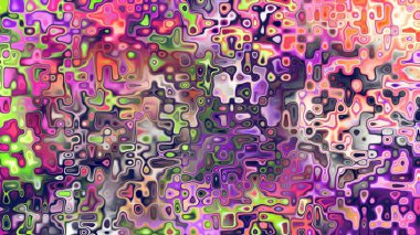 Yumuşak mor ve pembe tonlara sahip soyut organik hücresel doku, sıvı mozaik desen ve rüya gibi dijital yüzey