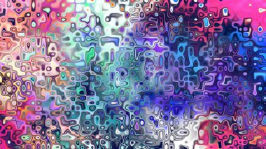 Yumuşak mor ve pembe tonlara sahip soyut organik hücresel doku, sıvı mozaik desen ve rüya gibi dijital yüzey