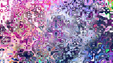 Yumuşak mor ve pembe tonlara sahip soyut organik hücresel doku, sıvı mozaik desen ve rüya gibi dijital yüzey