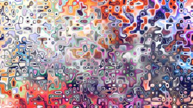 Yumuşak mor ve pembe tonlara sahip soyut organik hücresel doku, sıvı mozaik desen ve rüya gibi dijital yüzey