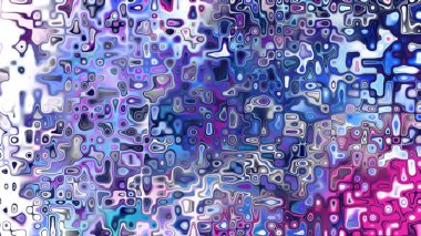 Yumuşak mor ve pembe tonlara sahip soyut organik hücresel doku, sıvı mozaik desen ve rüya gibi dijital yüzey