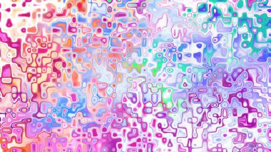 Yumuşak mor ve pembe tonlara sahip soyut organik hücresel doku, sıvı mozaik desen ve rüya gibi dijital yüzey