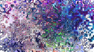 Yumuşak mor ve pembe tonlara sahip soyut organik hücresel doku, sıvı mozaik desen ve rüya gibi dijital yüzey