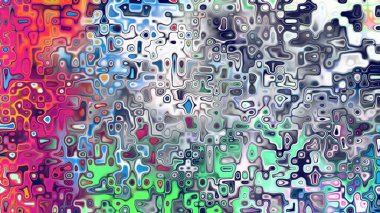 Yumuşak mor ve pembe tonlara sahip soyut organik hücresel doku, sıvı mozaik desen ve rüya gibi dijital yüzey