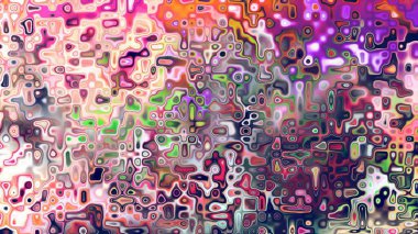 Yumuşak mor ve pembe tonlara sahip soyut organik hücresel doku, sıvı mozaik desen ve rüya gibi dijital yüzey