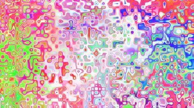 Yumuşak mor ve pembe tonlara sahip soyut organik hücresel doku, sıvı mozaik desen ve rüya gibi dijital yüzey