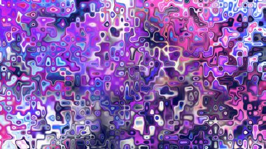 Yumuşak mor ve pembe tonlara sahip soyut organik hücresel doku, sıvı mozaik desen ve rüya gibi dijital yüzey