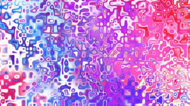 Yumuşak mor ve pembe tonlara sahip soyut organik hücresel doku, sıvı mozaik desen ve rüya gibi dijital yüzey