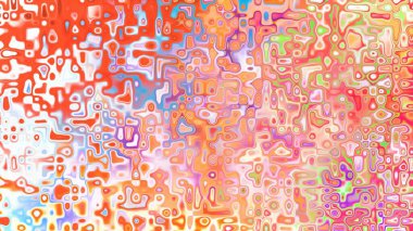 Yumuşak mor ve pembe tonlara sahip soyut organik hücresel doku, sıvı mozaik desen ve rüya gibi dijital yüzey