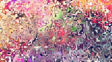 Yumuşak mor ve pembe tonlara sahip soyut organik hücresel doku, sıvı mozaik desen ve rüya gibi dijital yüzey