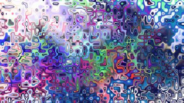 Yumuşak mor ve pembe tonlara sahip soyut organik hücresel doku, sıvı mozaik desen ve rüya gibi dijital yüzey