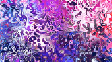 Yumuşak mor ve pembe tonlara sahip soyut organik hücresel doku, sıvı mozaik desen ve rüya gibi dijital yüzey