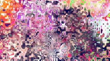 Yumuşak mor ve pembe tonlara sahip soyut organik hücresel doku, sıvı mozaik desen ve rüya gibi dijital yüzey